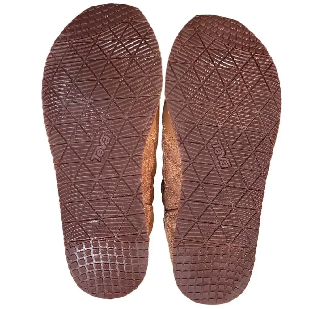 Teva Women's ReEmber Mid Platform Boots Slip-On Tan/Brown Slip-on Sz 9